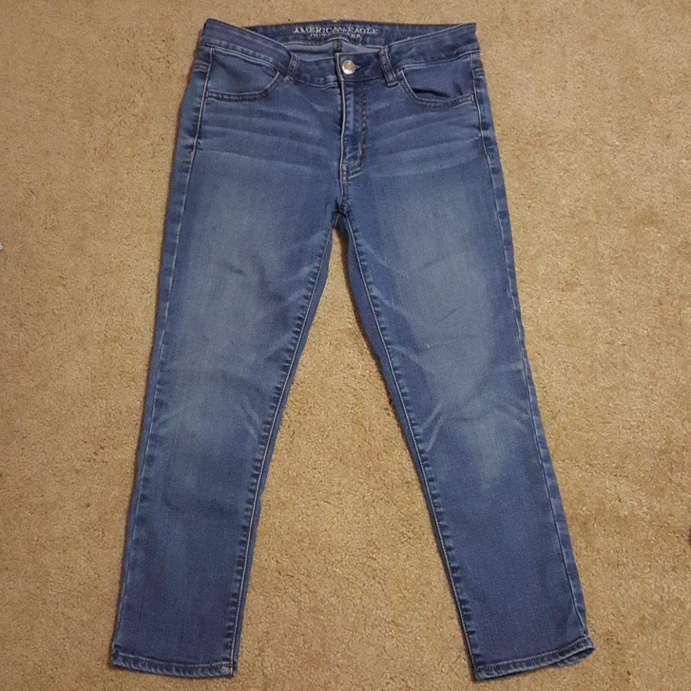 AEO High Rise Jegging Cropped Jeans